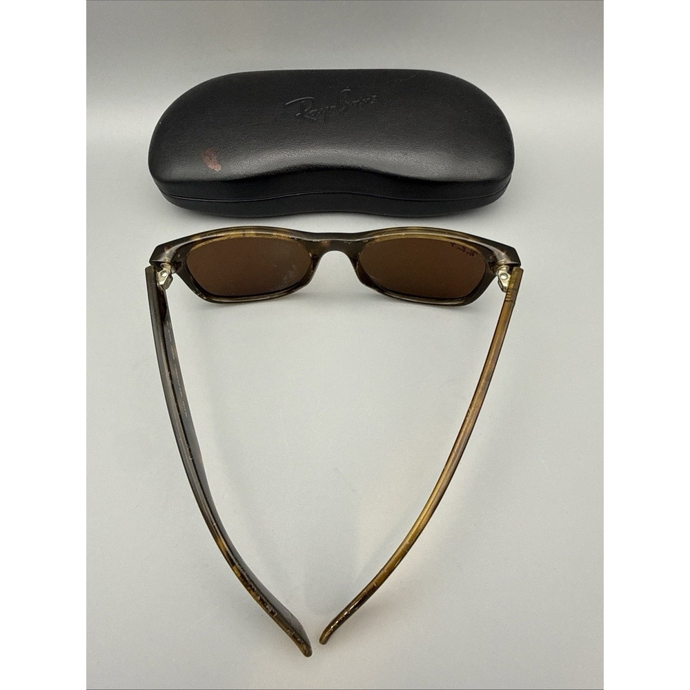 RAY-BAN RB2132 NEW WAYFARER polarized sunglasses Authentic Tortoise Frame &Case - Picture 4 of 11